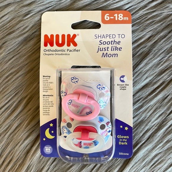 nuk Other - Nuk Pacifiers Mermaid Rainbow 6-18 months